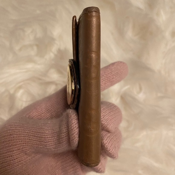 GUCCI Guccissima Gold Heart Card Key Holder Wallet - Picture 4 of 12